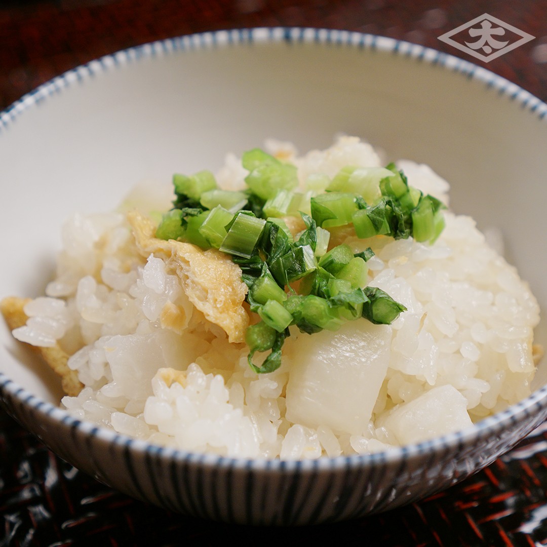 かぶの炊き込みご飯