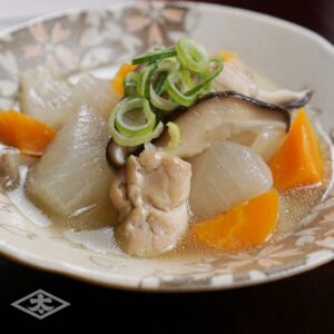 聖護院大根と鶏の煮付け