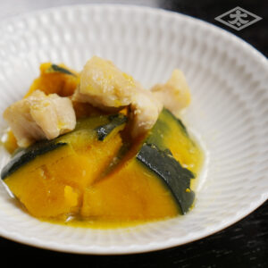 かぼちゃと鶏肉の煮物