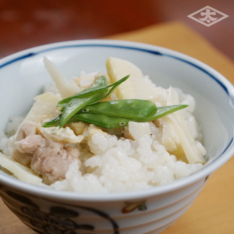 筍と鶏の炊き込みごはん